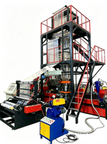 Mesin Blowing Film ABA Plastik Nylon 3 Lapisan Co-Extrusion Blown Film Machine