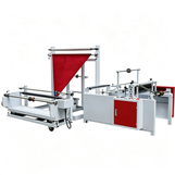 Mesin Penggulung Lipat Segitiga Film Plastik Otomatis